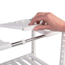 Scaffale stoviglie 50x70x40 cm 2 ripiani per mobile sotto lavello