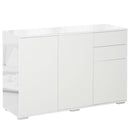 Mobile Multiuso 117x36x74 cm 2 Cassetti 3 ante  Bianco