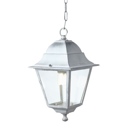 Lampe à Suspension Couleur Blanc et Argent pour Extérieur Ligne Old Sovil acquista