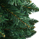 Albero di Natale Artificiale 180 cm 479 Rami Design Alto e Stretto Verde 