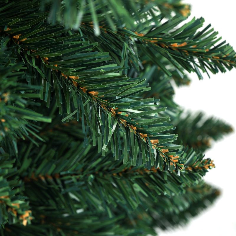 Albero di Natale Artificiale 180 cm 479 Rami Design Alto e Stretto Verde 