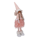 Angelo led tessuto rosa cm 15x12xh65