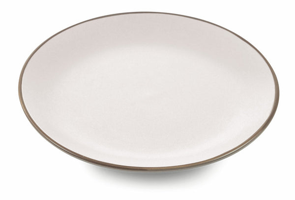 online Set de 6 assiettes plates Ø26,7x3 cm en Gres VdE Tivoli 1996 Kora Light White