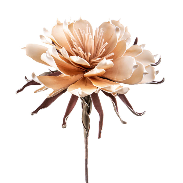 Set 2 Fleurs de Nénuphar Artificiels Hauteur 108 cm Beige online