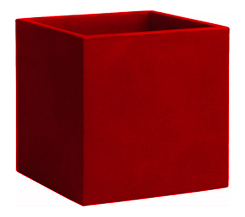 Vaso 50x50 cm in Resina Arkema Iris Vase Ruby