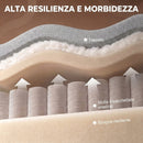 Poltrona Reclinabile Massaggiante 77x87x100 cm con 8 Punti Riscaldamento Poggiapiedi Telecomando e Tasche in Tessuto Grigio      
