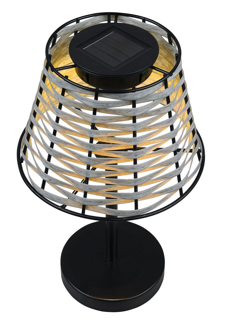 Lampada da Tavolo da Esterno a LED SMD in Metallo Nero Opaco