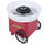 Machine à barbe à papa 450W 30x30x28 cm avec accessoires rouges