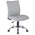 Chaise de bureau en similicuir gris San Francisco Tosini