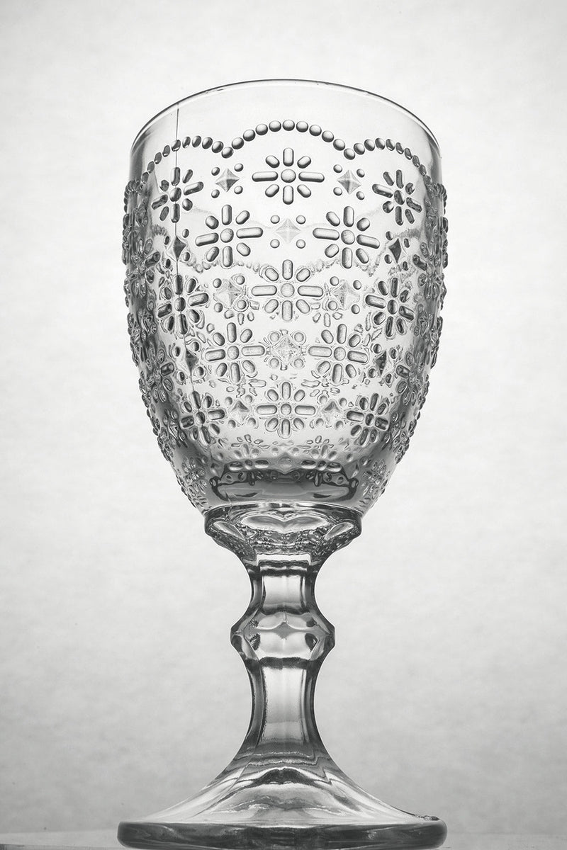 Set 6 Calici in Vetro 235 ml Villa d'Este Home Tivoli Sicilia