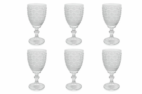 Ensemble de 6 gobelets en verre 235 ml Villa d'Este Home Tivoli Sicile online