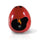 Cheminée Bioéthanol de Table en Céramique 30x35 cm Ferazzoli Ovetto Rosso