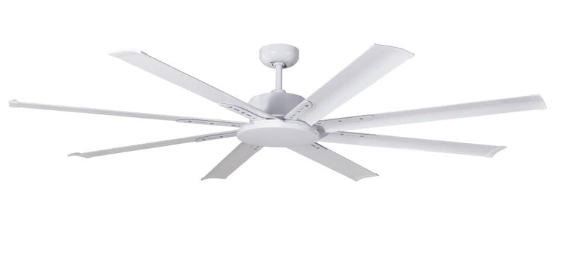 Ventilatore da Soffitto con 8 Pale in Alluminio Ø165 cm 5 Velocità Martec Albatross Bianco