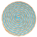 Set 4 Tovagliette Ø38 cm  in Paglia e Carta VdE Tivoli 1996 Spiral