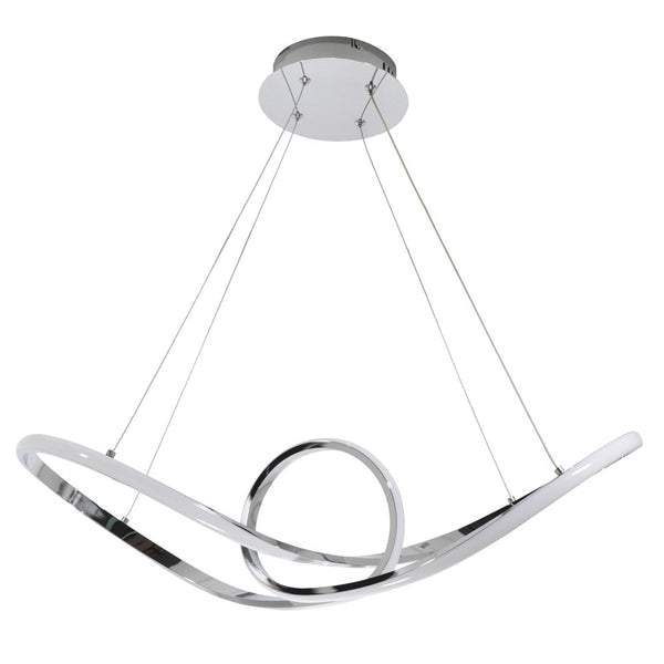sconto Suspension LED 45W 4145lm 4500K Chrome E-Energy Node