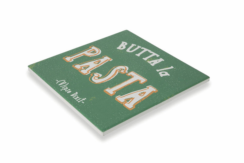 Sottopentola Quadrato in Ceramica e Sughero VdE Tivoli 1996 Vipse Dixit