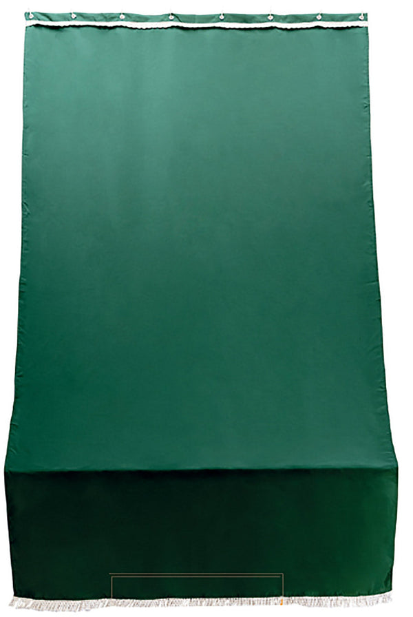 online Auvent en Polyester pour Chevauchement avec Anneaux Verts Ranieri Différentes Tailles