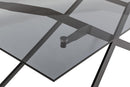 Tavolo 160x90x75 cm in Metallo TFT Glasgow Nero Opaco
