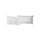 Paire de taies d'oreiller blanches unies