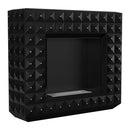 Camino a Bioetanolo da Pavimento 113x97,3 cm Flig Boise Swarovski Nero Matto