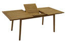 Tavolo Allungabile da Giardino 150/200x90x75 cm in Legno Naturale