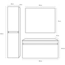 Mobile da Bagno sospeso Bali 06 Maxi Twist Platino TFT