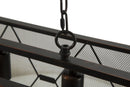 Lampadario Gothic 100x23x26 cm in Ferro