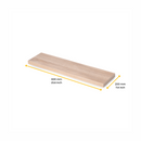 Piano D’Appoggio per Scaffali 600x200 mm in Legno Emuca Rovere