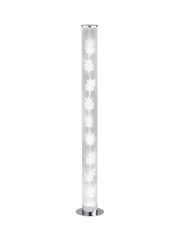 sconto Lampadaire LED d'intérieur en Métal Chromé