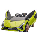 Macchina Elettrica per Bambini 12V con Licenza Lamborghini Sian FKP 37 Verde