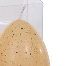 Set 6 Candele a Uova Macchiate H 9 cm