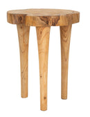 Sgabello Kursi Ø35x45 cm in Teak Riciclato      