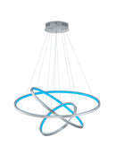 Lampada a Sospensione da Interno a LED in Metallo Nickel Opaco