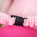 Cavallo a Dondolo per Bambini in Legno e Peluche Elefante Rosa    