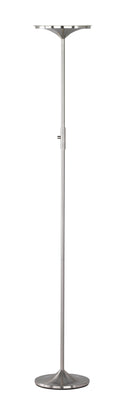 Piantana da Interno a LED in Metallo Nickel Opaco