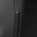 Sedia da Gaming Ergonomica 64x53x122-133 cm con Supporto Lombare e Poggiatesta in Similpelle Bianco