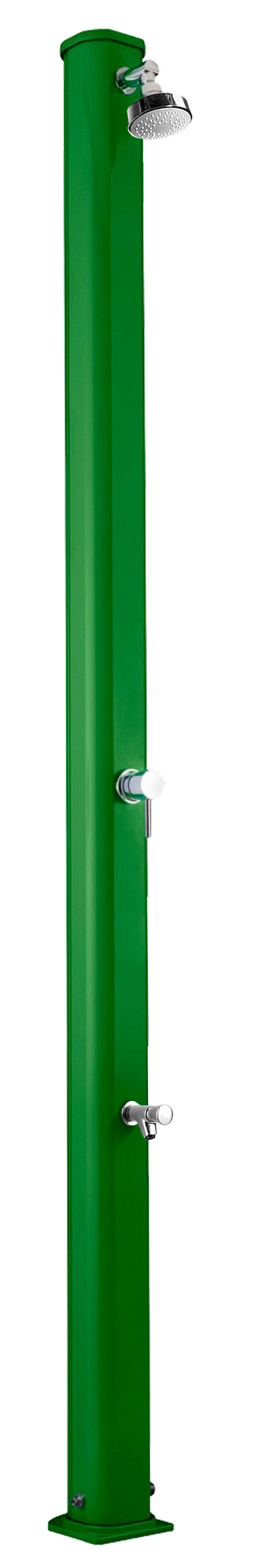 Doccia Solare da Giardino 25L Miscelatore e Lavapiedi Arkema Jolly S Verde prezzo