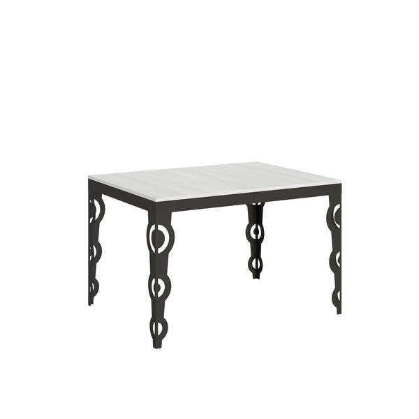 sconto Tavolo Allungabile 120-224x90x80 cm Karamay Evolution Bianco Frassino