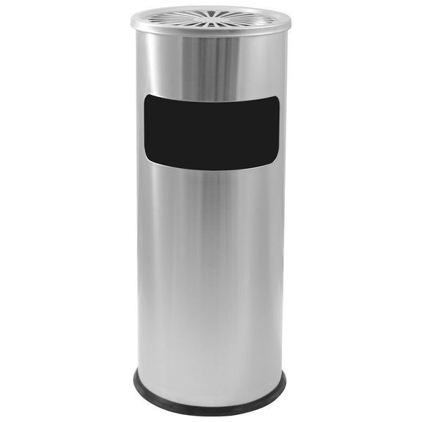 Corbeille à Papier Cendrier Ø24,7 cm en Acier 10L pour Intérieur Extérieur acquista