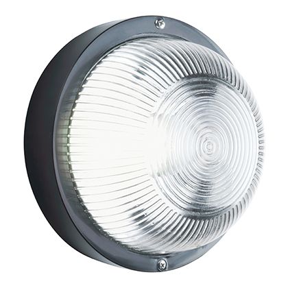 Plafonnier d'extérieur rond 40W en résine Sovil noire online