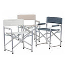 Set 2 Sedie Regista Mare Pieghevoli 56x46xH79 cm Pippa Grigio