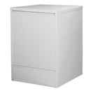 Coprilavatrice da Esterno 64,5x67,5x90,5 cm in Resina con Serranda Bianco