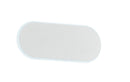 Applique da Interno a LED in Metallo Bianco Opaco