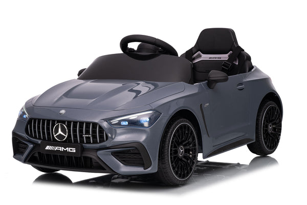 Macchina Elettrica per Bambini 12V Licenza Ufficiale Mercedes CLE53 Sedile in Pelle Grigio sconto