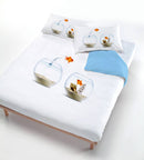 Copripiumino con Stampa sul Sacco e Federe Pesci Acquario Singolo