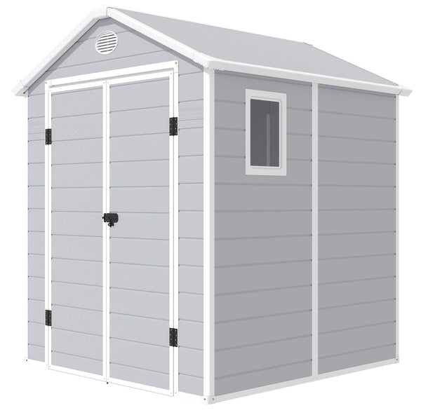 acquista Cabane de jardin en plastique 190x192x226 cm Gris