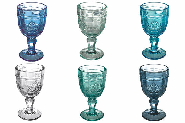 Ensemble de 6 gobelets en verre 235 ml Villa d'Este Home Tivoli Syrah sconto