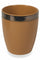 Lot de 6 verres à eau en grès 330 ml Villa d'Este Home Tivoli Moutarde Naima