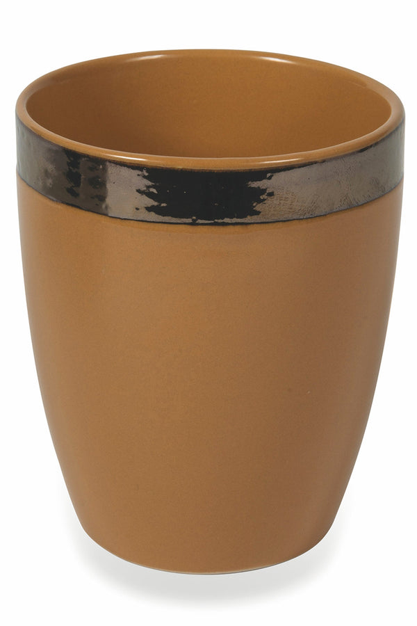 Lot de 6 verres à eau en grès 330 ml Villa d'Este Home Tivoli Moutarde Naima online