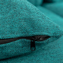 Divano 2 Posti 160x87x87 cm  in Tessuto  Verde